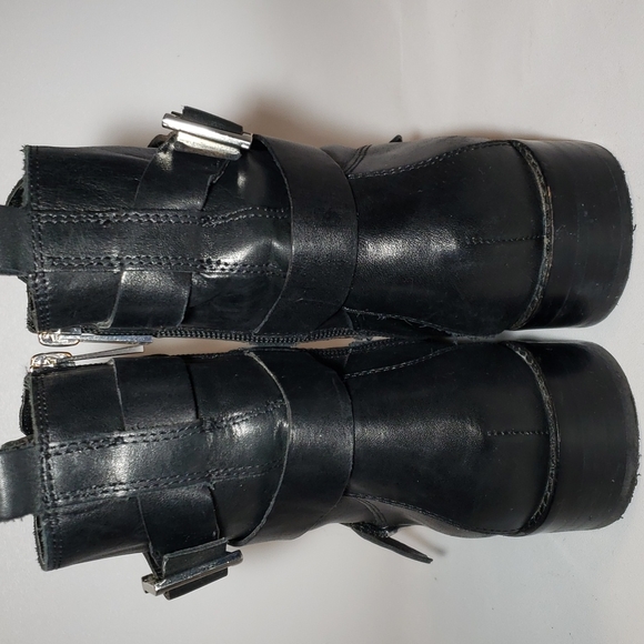 Riding Boots,Black Genuine leather women's Boots - Picture 5 of 9